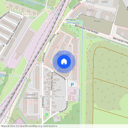 ul. Starowiejska, Letnica, Gdańsk, pomorskie