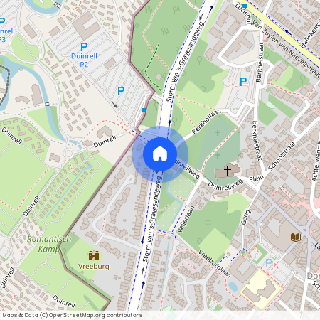 Verspreide huizen Duinrell Wassenaarse Slag, 2242 JE, Storm van 's-Gravesandeweg, Wassenaar