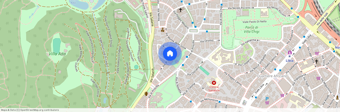 Via di Tor Fiorenza Trieste-Africano Salario, Trieste-Africano Roma