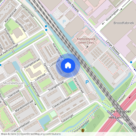 Muziekbuurt, 2287 CB, Klaroenstraat, Rijswijk