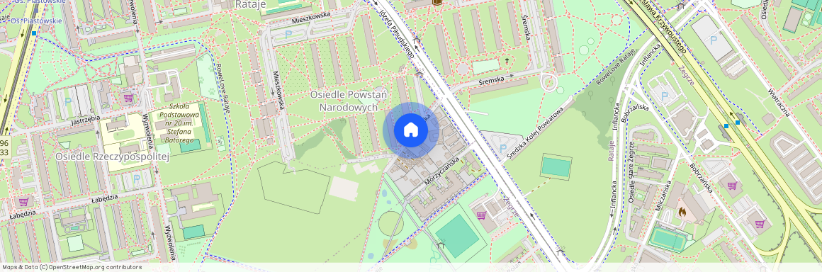 ul. Chyżańska, Rataje, Nowe Miasto, Poznań, wielkopolskie