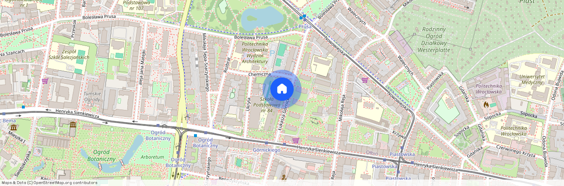 ul. Łukasza Górnickiego, Ołbin, Śródmieście, Wrocław, dolnośląskie