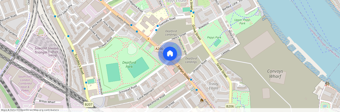 161 Evelyn Street Se8 5fy London SE8