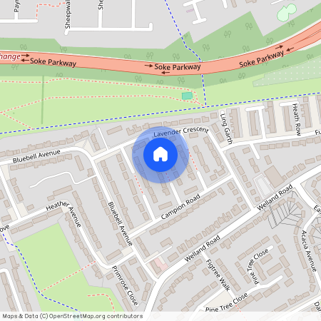 Lavender Crescent, Peterborough, Cambridgeshire, PE1