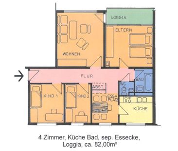 KS-Brückenhof: Großzügige 4-Zimmer-Wohnung - Foto 5