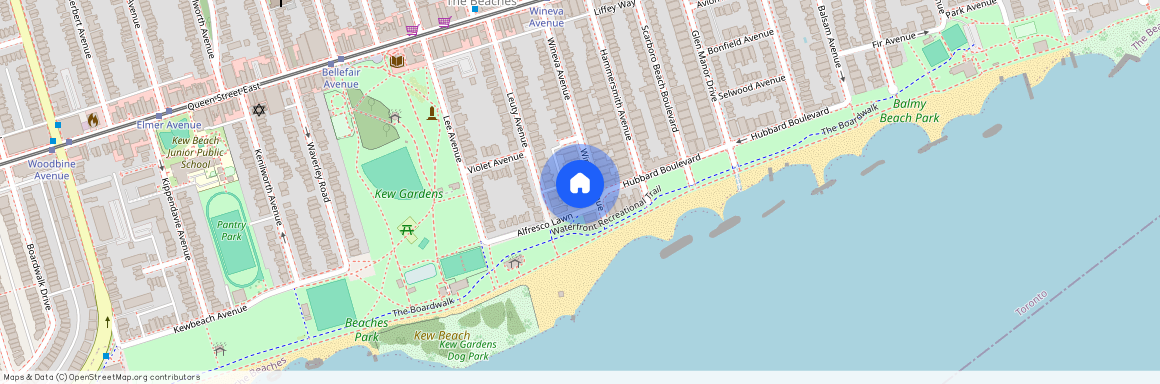 18 Wineva Avenue Unit# Upper, Toronto