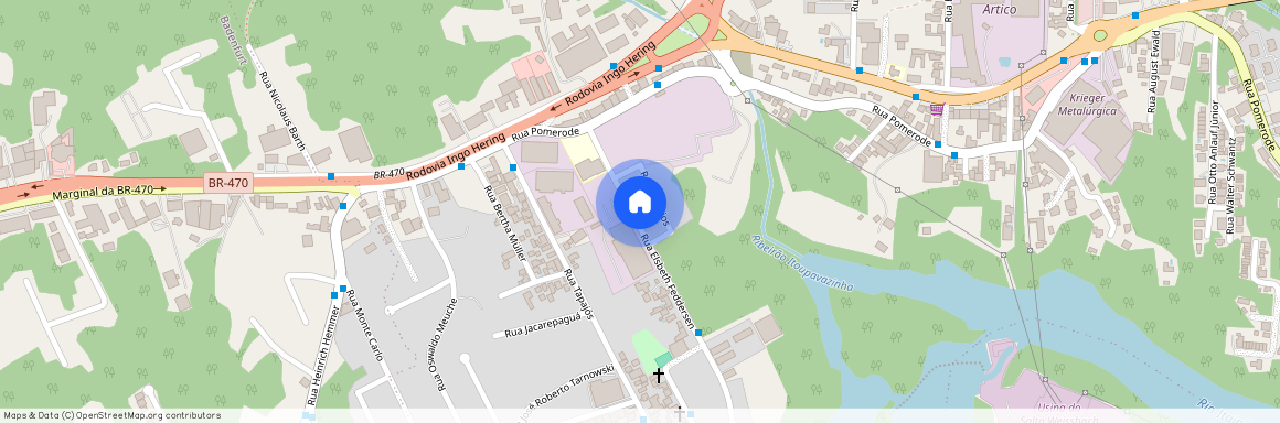 Rua Elsbeth Feddersen 203, Blumenau, Blumenau - SC, 89065-430, Brazil