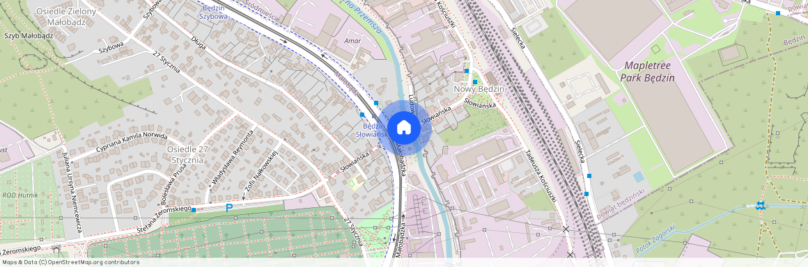 ul. Słowiańska, Będzin, będziński, śląskie