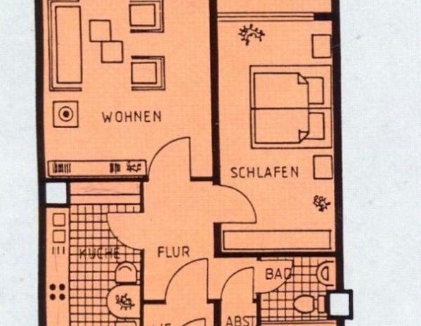 2- Zimmer Wohnung, Aufzug, Balkon, Parkplatz, frei ab 15.12. - Photo 1