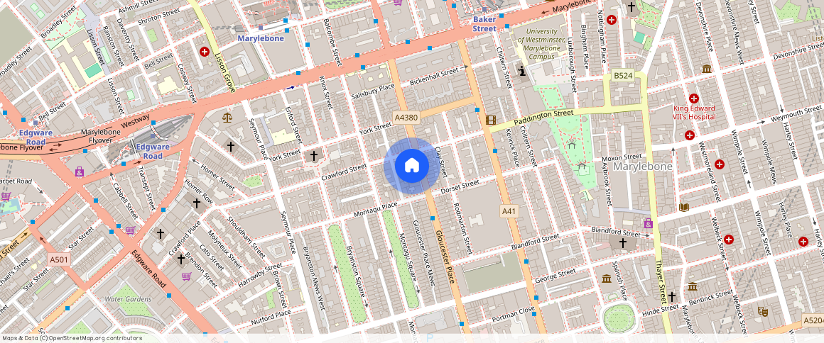 ** Gloucester Place Marylebone W1U 6JG, London