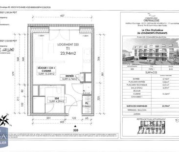 Location Appartement 1 pièce 23m² REIMS 51100 - Photo 2