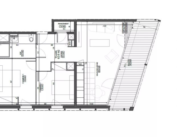location Appartement T3 DE 62.6m² À BORDEAUX - Photo 1