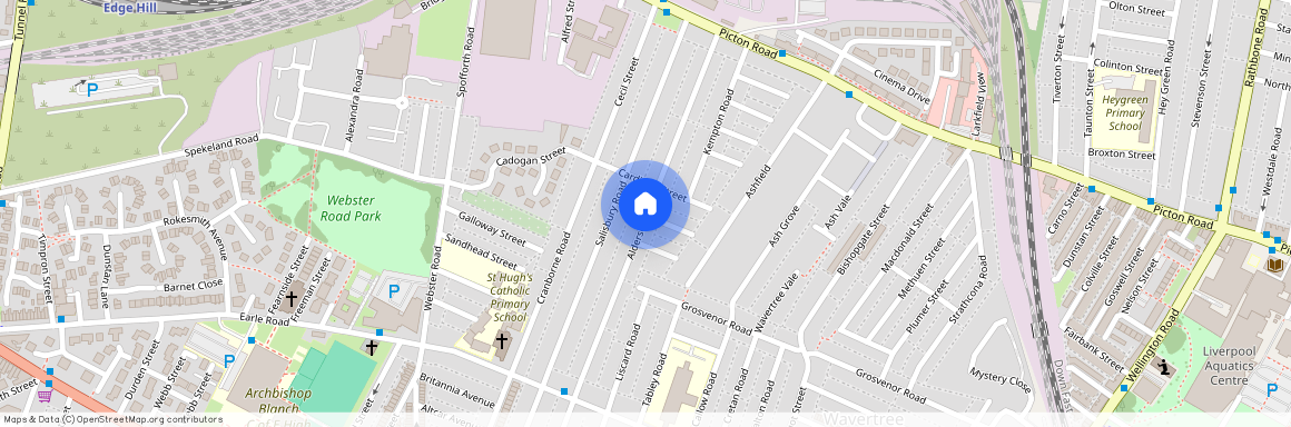 Alderson Road, Wavertree, Liverpool, Merseyside, L15