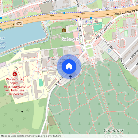 ul. Srebrniki, Wrzeszcz Górny, Gdańsk, pomorskie