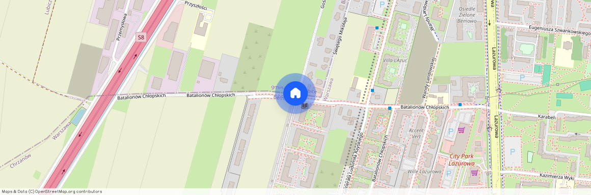 ul. Batalionów Chłopskich, Blizne Łaszczyńskiego, Stare Babice, warszawski zachodni, mazowieckie, Warszawa