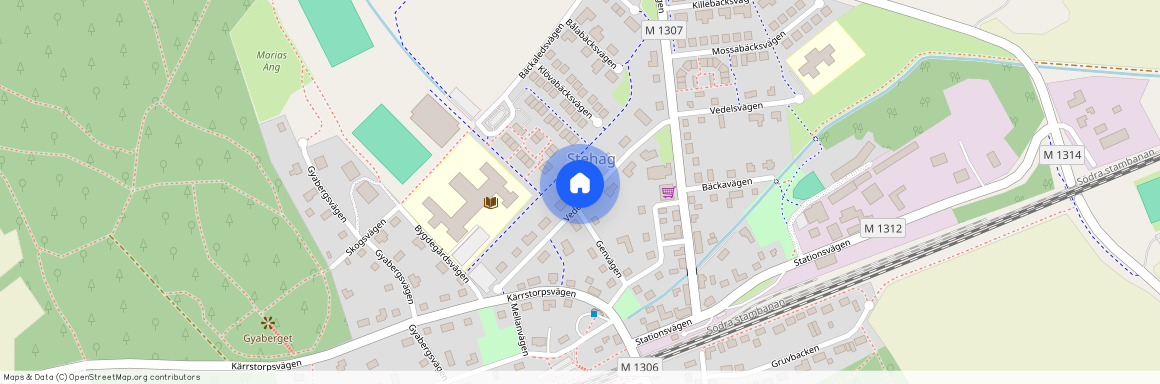 1 rum och kokvrå, Vedelsvägen 13 B i Stehag., Malmoborg