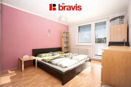Pronájem bytu 3+1, Brno - Medlánky, ul. Podpěrova, částečně zařízený, balkon - Фото 4