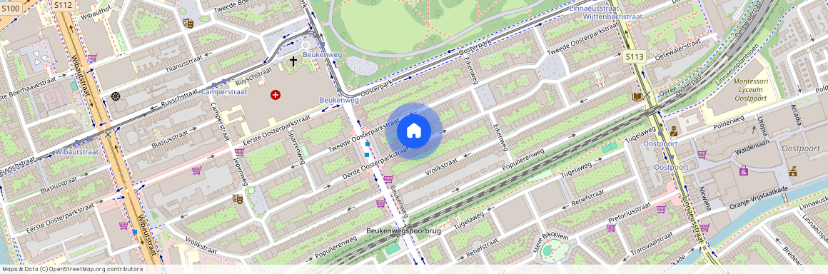 Derde Oosterparkstraat 135-C, Oosterparkbuurt-Zuidoost, 1092CS, Amsterdam