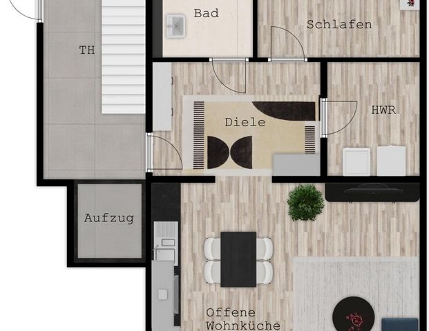 Neubau von 6 barrierearmen Komfort-Mietwohnungen in zentraler Lage von Oberhausen-Mitte - Foto 1