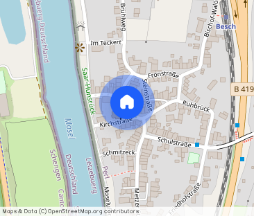 PERL-BESCH: Tolle Wohnung mit Moselblick und 2 Carportplätzen! - Foto 1