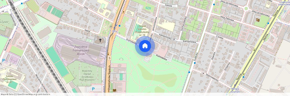 ul. Kutnowska, Borek, Krzyki, Wrocław, dolnośląskie