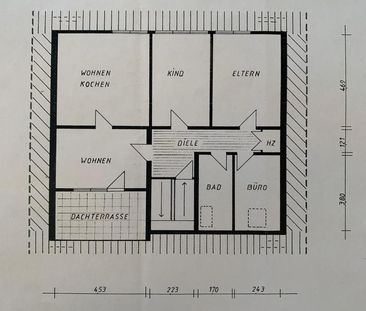 Zentrale 4-Zimmer Wohnung in Hennef - Foto 1