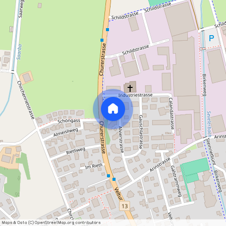 9475, Sevelen, Alvierstrasse, 13