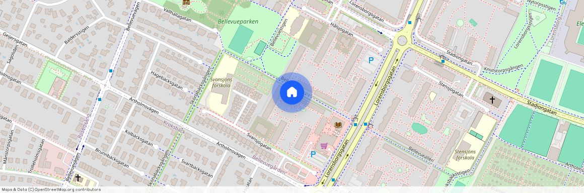 Svansjögatan 45, Bellevuegården