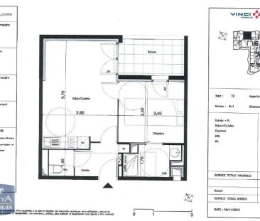 Appartement à louer 2 pièces 42.54m² - Photo 4