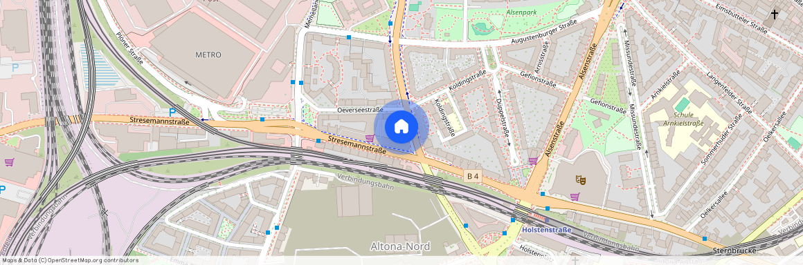 Kieler Str. 3, 22769 Altona - Hamburg Altona-Altstadt