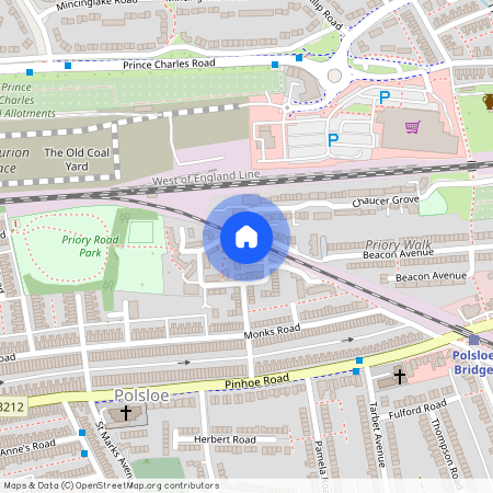 Whitefriars Walk, Mount Pleasant, Exeter