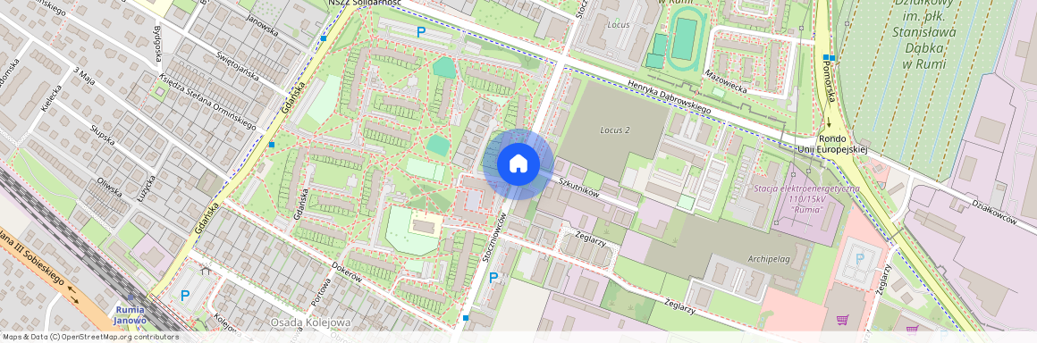 ul. Stoczniowców, Rumia, wejherowski, pomorskie