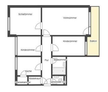 Nette Nachbarn gesucht: familienfreundliche 3,5-Zi. mit Balkon und EBK - Photo 1