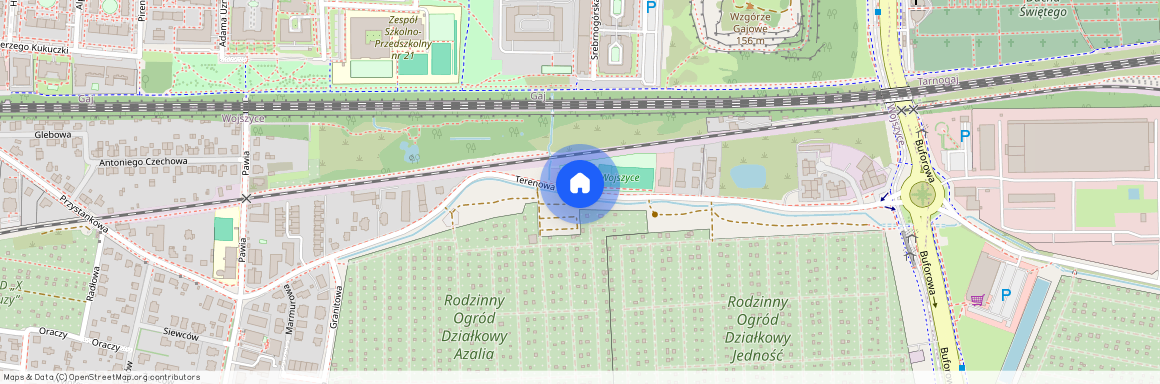 ul. Terenowa, Wojszyce, Krzyki, Wrocław, dolnośląskie