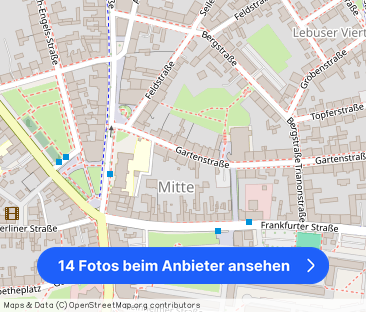 Helle 2-Zimmer-Altbauwohnung mit großem Südbalkon in zentraler Lage - Foto 1