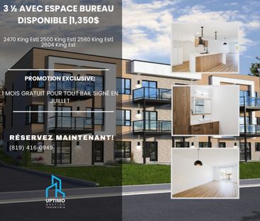 3 ½ + ESPACE BUREAU|INTERNET - Photo 2