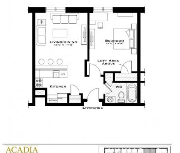 Acadia Suites — 1 Bedroom + Loft | 1 Bath - Photo 6