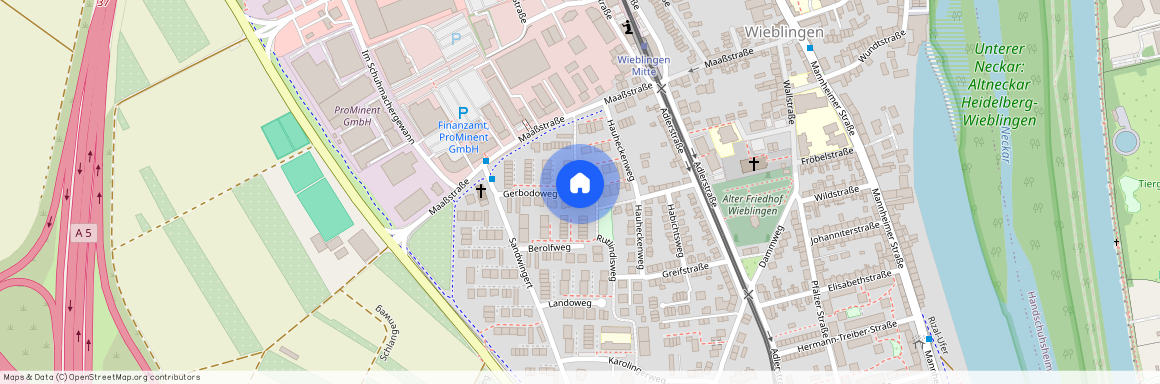 Gerbodoweg 10, (Wieblingen), 69123 Heidelberg, Baden-Württemberg