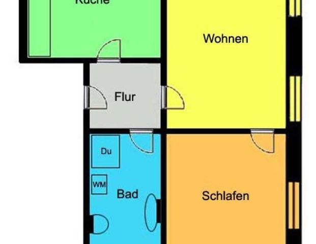 Geniale 2-Zimmerwohnung mit Top-Grundriss, Wohnküche und Tageslichtbad! - Foto 1