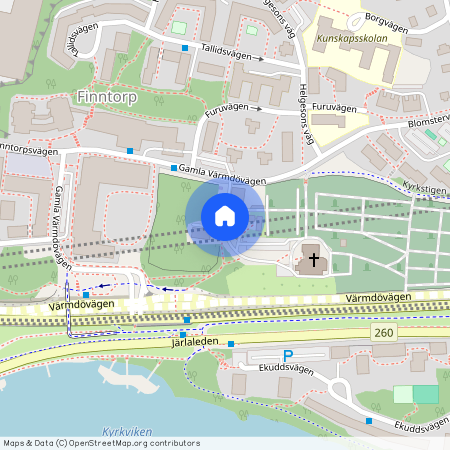 Gamla Värmdövägen, Nacka