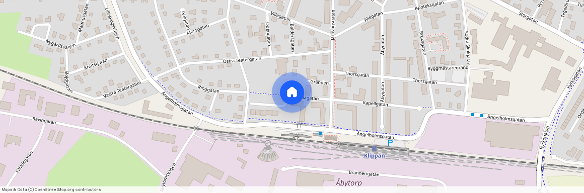 Valhallagatan, Klippan