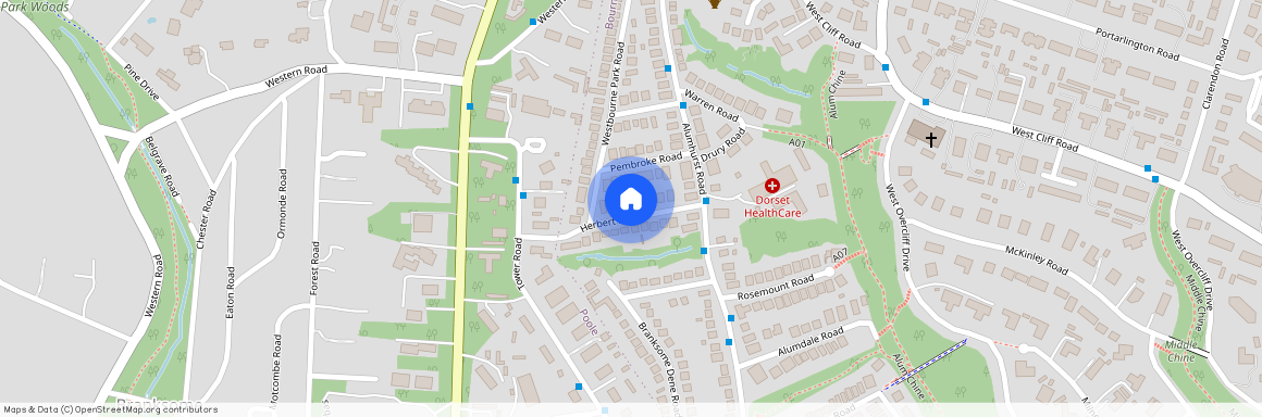 Two double bedroom First floor flat in Herbert Road, Alum Chine, Bournemouth