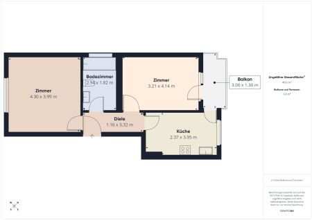 Praktische 2.5-Zimmer-Wohnung mit Balkon, Lift, Waschturm und idealer Anbindung - Foto 5