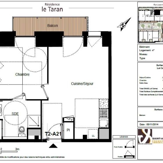 Location Appartement 2 pièces 40m² TOULOUSE 31400 - Photo 2