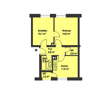 Nordstadt * nähe U-bahn - Foto 4