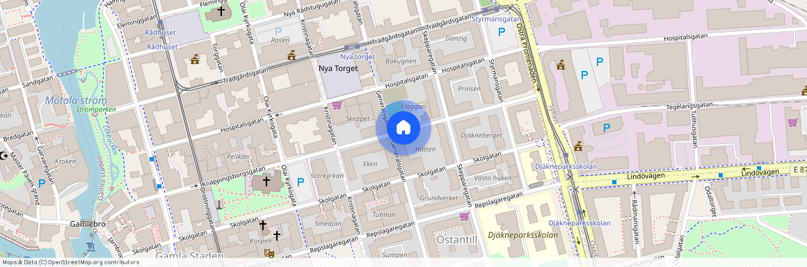 Östantill, NORRKÖPING, Norrköping, Östergötland, Knäppingsborgsgatan 20