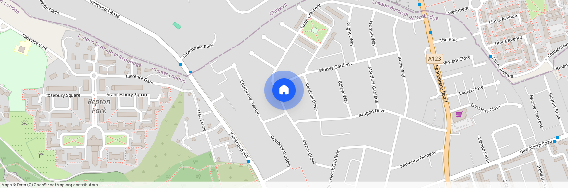 Tudor Crescent, Hainault, London IG6