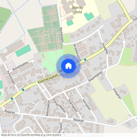 Köpmangatan, Borrby