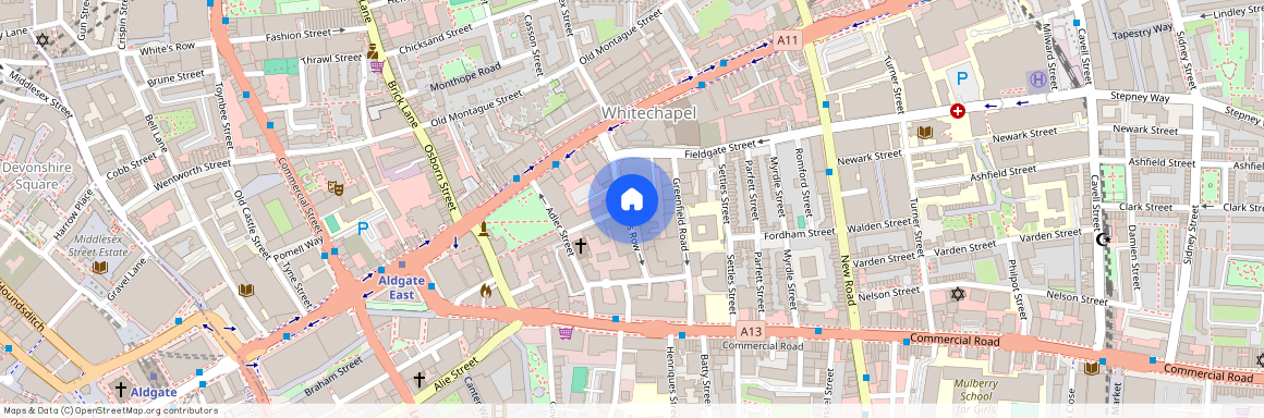 Plumbers Row, Aldgate, E1, London