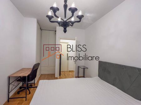 For rent Bright apartment with private garden and landscaped terrace Parcul Privighetorilor Nightingale Park, Iancu Nicolae Baneasa Zoo, Bucharest - Fotografie 3